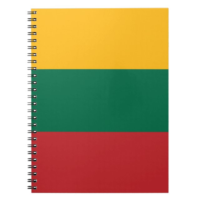 Cuaderno Bandera de Lituania (Frente)