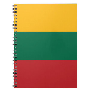 Cuaderno Bandera de Lituania