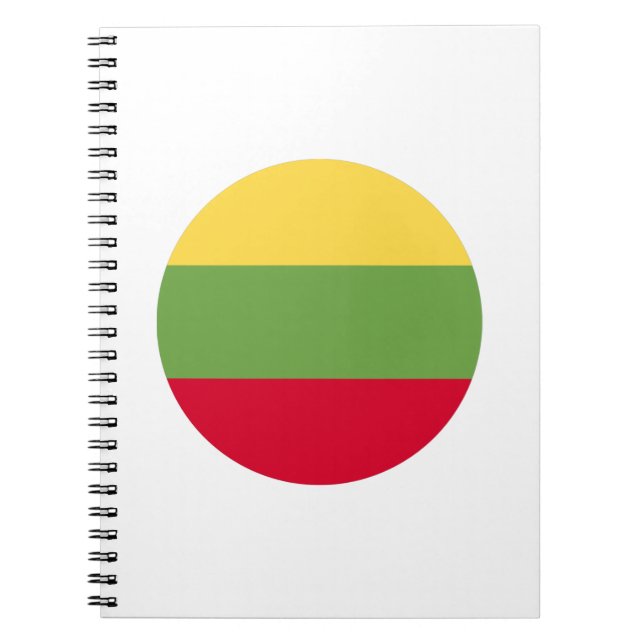 Cuaderno Bandera de Lituania (Frente)