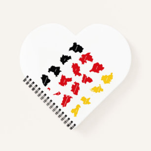 Cuaderno Bandera de los Estados alemanes