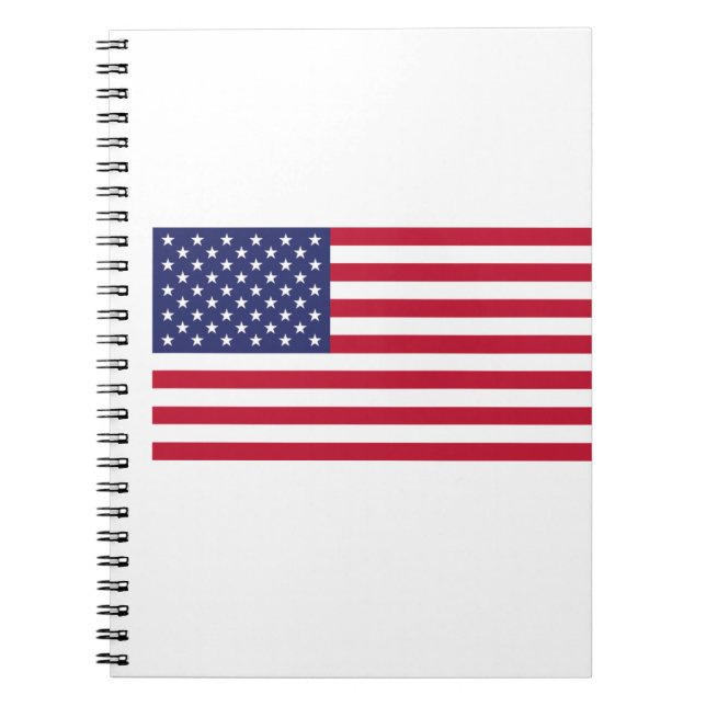 Cuaderno Bandera de los Estados Unidos de América (Frente)