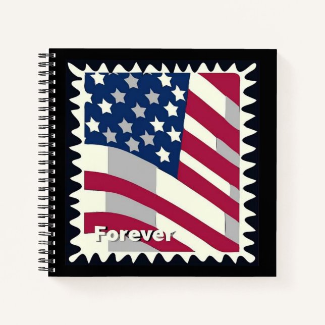CUADERNO BANDERA DE LOS ESTADOS UNIDOS DE AMÉRICA PARA SIEM (Anverso)