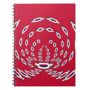 Cuaderno bandera de lunares de Corea del Sur