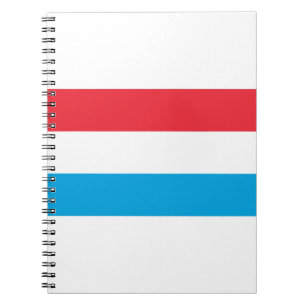Cuaderno Bandera de Luxemburgo