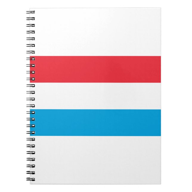 Cuaderno Bandera de Luxemburgo (Frente)