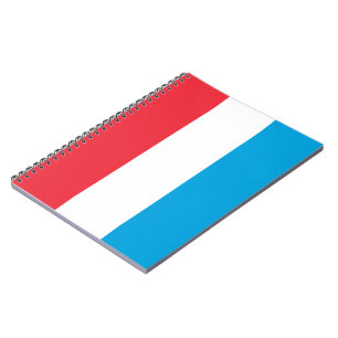 Cuaderno Bandera de Luxemburgo