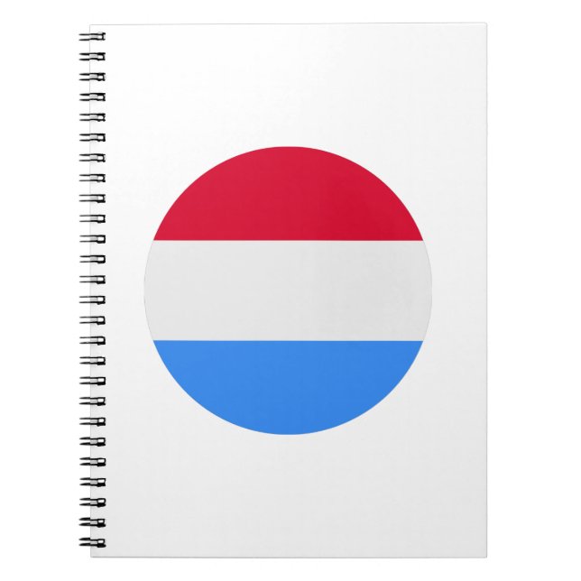 Cuaderno Bandera de Luxemburgo (Frente)