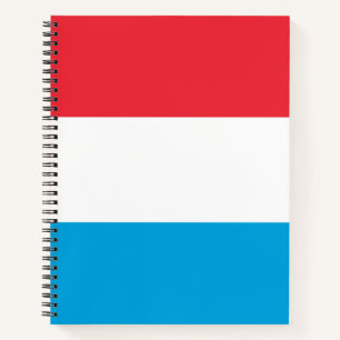 Cuaderno Bandera de Luxemburgo