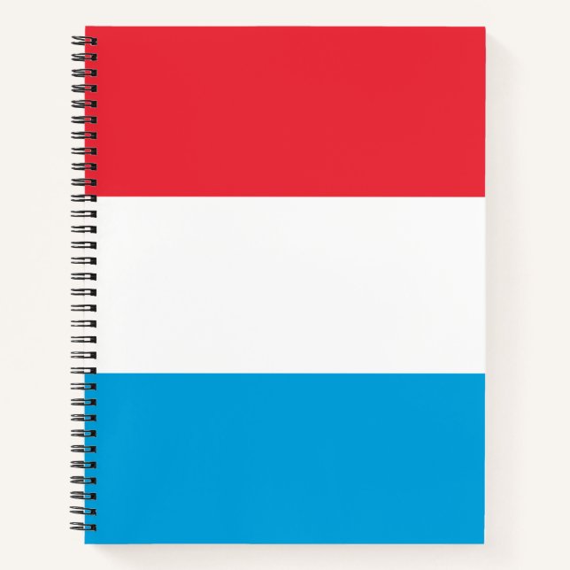 Cuaderno Bandera de Luxemburgo (Anverso)