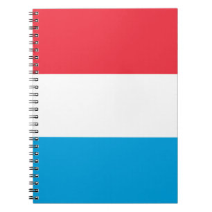 Cuaderno Bandera de Luxemburgo