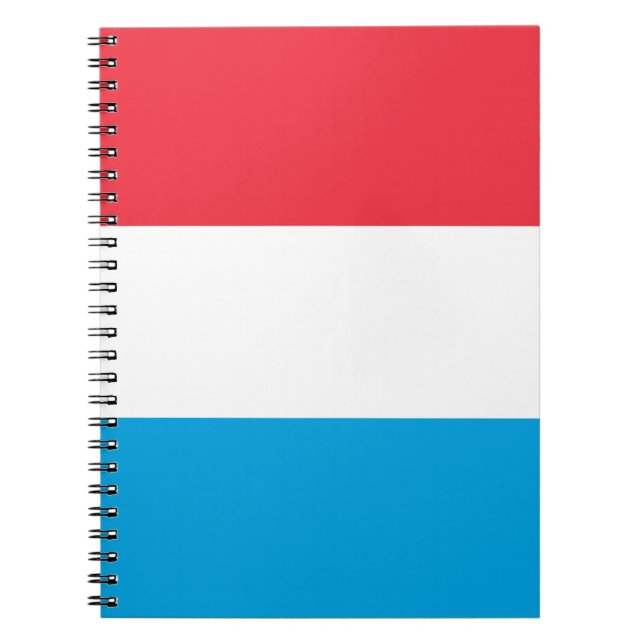 Cuaderno Bandera de Luxemburgo (Frente)
