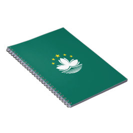 Cuaderno Bandera de Macao (región china)