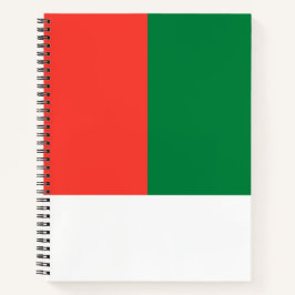Cuaderno Bandera de Madagascar