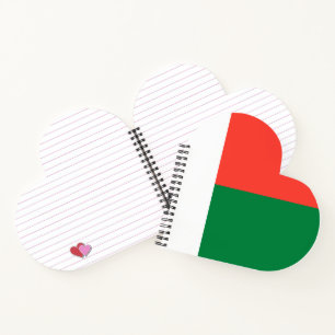 Cuaderno Bandera de Madagascar