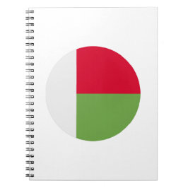 Cuaderno Bandera de Madagascar
