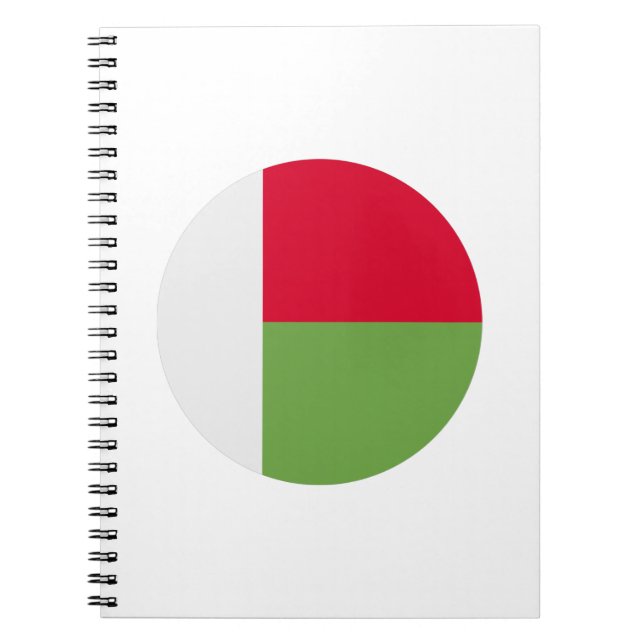Cuaderno Bandera de Madagascar (Frente)