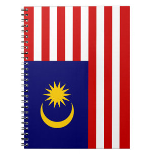 Cuaderno Bandera de Malasia