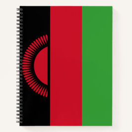 Cuaderno Bandera de Malawi