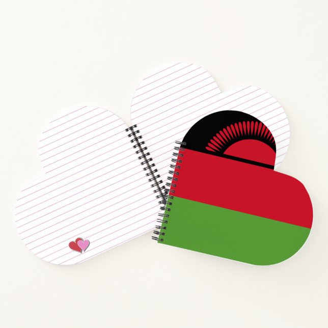 Cuaderno Bandera de Malawi (Interior)