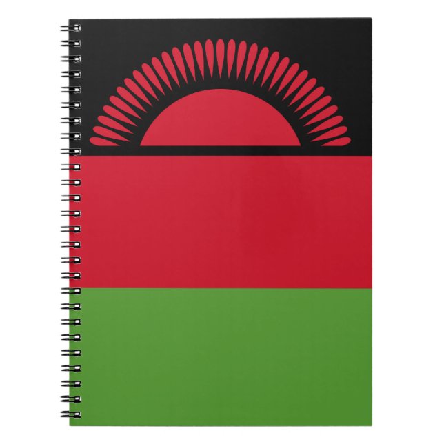 Cuaderno Bandera de Malawi (Frente)