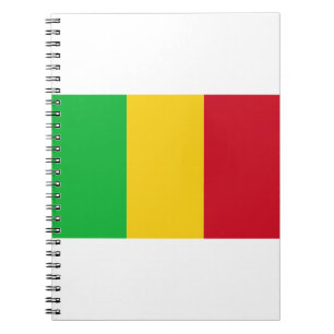 Cuaderno Bandera de Mali