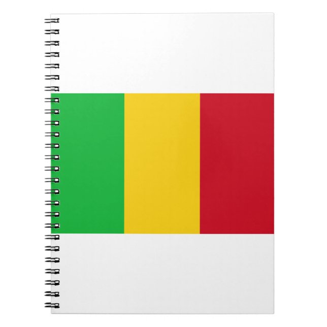 Cuaderno Bandera de Mali (Frente)