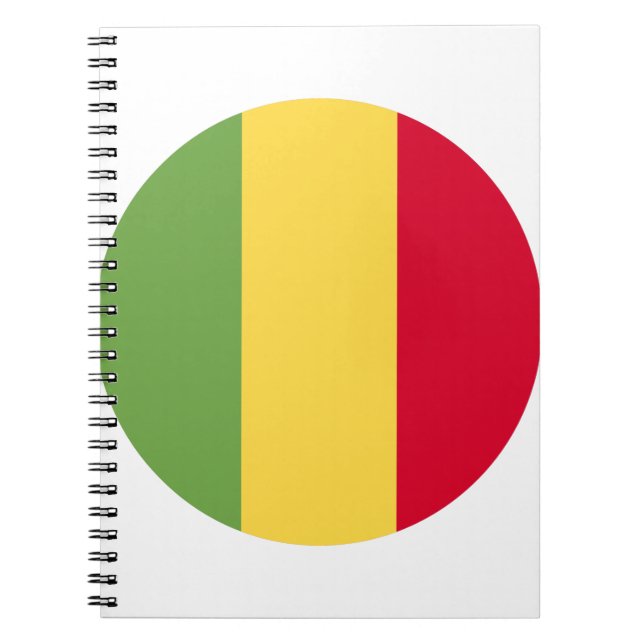Cuaderno Bandera de Mali (Frente)