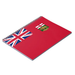 Cuaderno Bandera de Manitoba