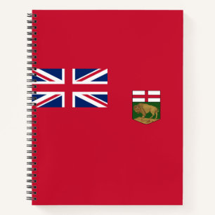Cuaderno Bandera de Manitoba