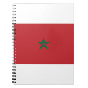 Cuaderno Bandera de Marruecos