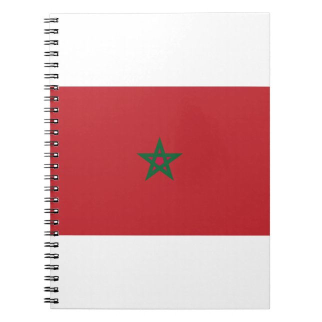 Cuaderno Bandera de Marruecos (Frente)