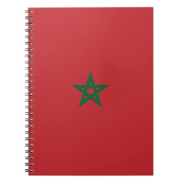Cuaderno Bandera de Marruecos