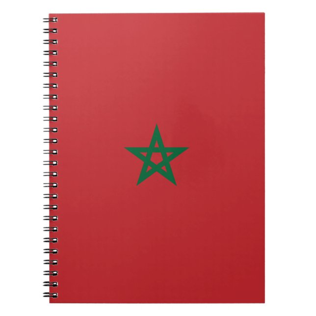 Cuaderno Bandera de Marruecos (Frente)