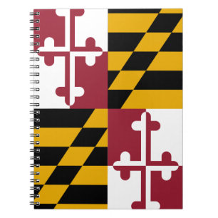 Cuaderno Bandera de Maryland