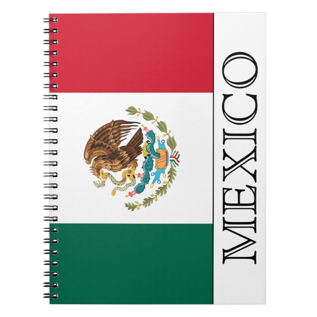 Cuaderno Bandera de México (Frente)