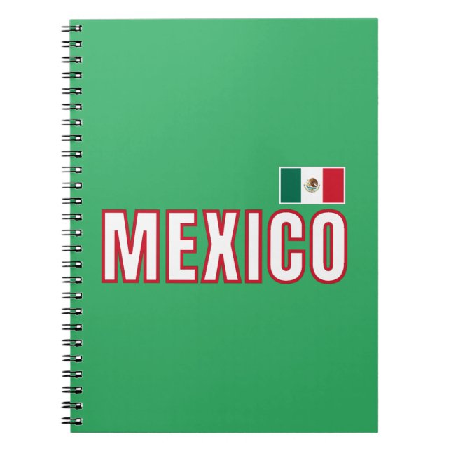 Cuaderno Bandera de México (Frente)