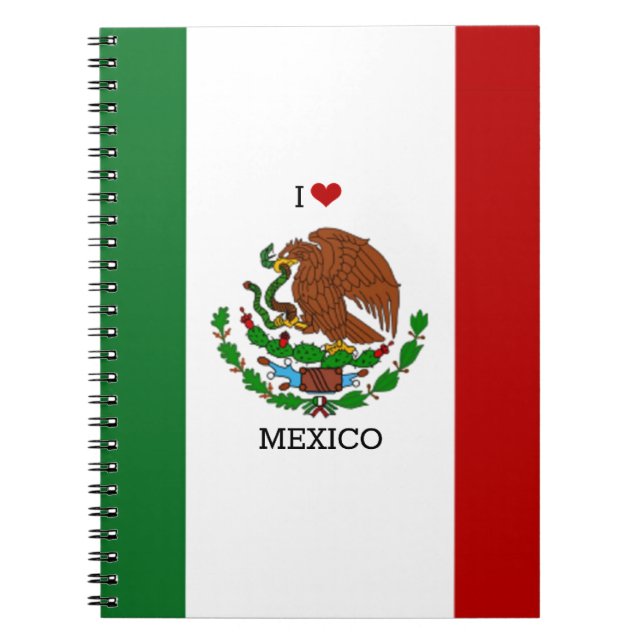 Cuaderno Bandera de México (Frente)