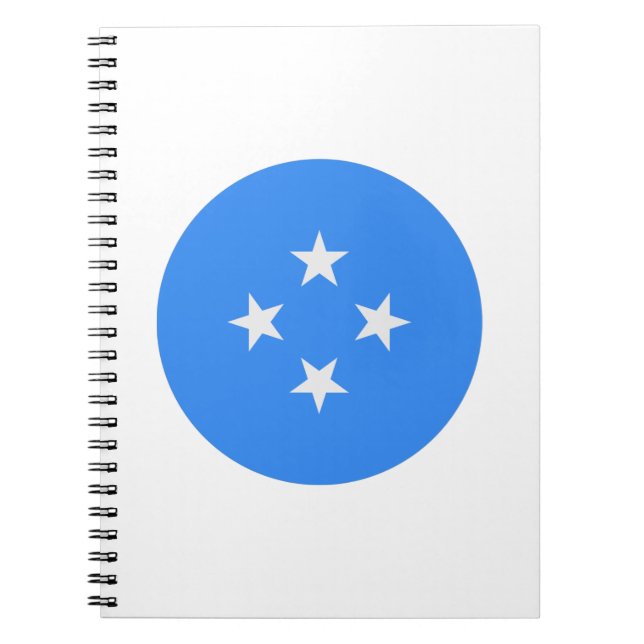 Cuaderno Bandera de Micronesia (Frente)