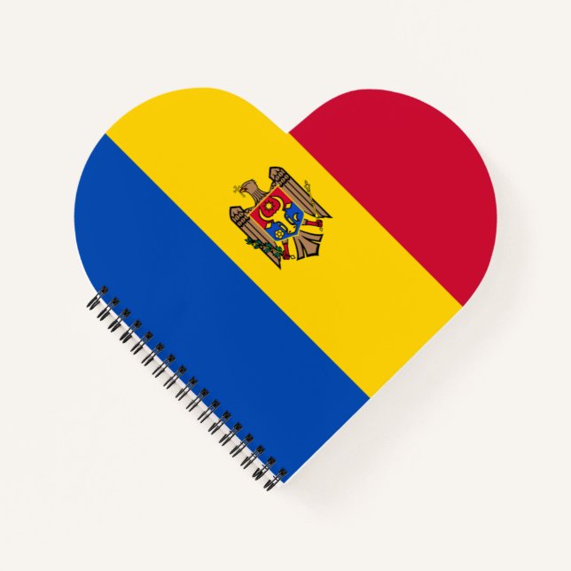Cuaderno Bandera de Moldavia (Anverso)