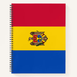Cuaderno Bandera de Moldavia