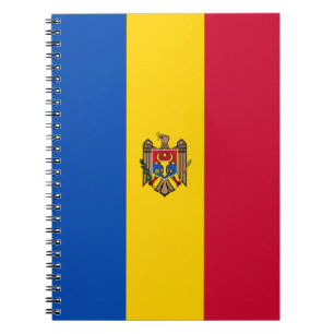 Cuaderno Bandera de Moldavia