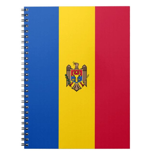 Cuaderno Bandera de Moldavia (Frente)