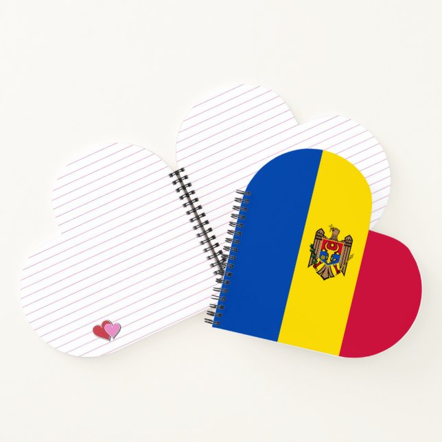 Cuaderno Bandera de Moldavia (Interior)