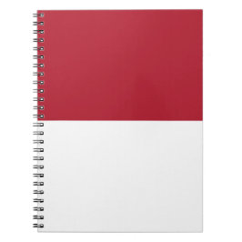Cuaderno Bandera de Mónaco