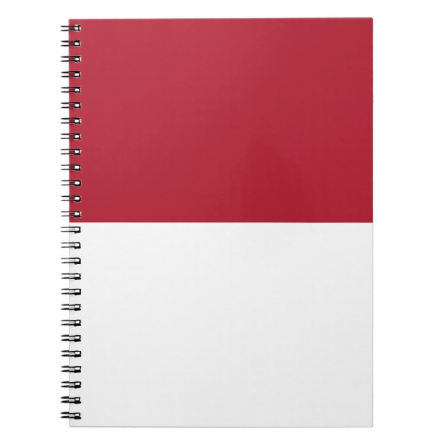 Cuaderno Bandera de Mónaco (Frente)