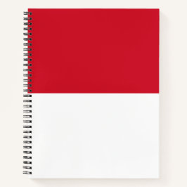 Cuaderno Bandera de Mónaco