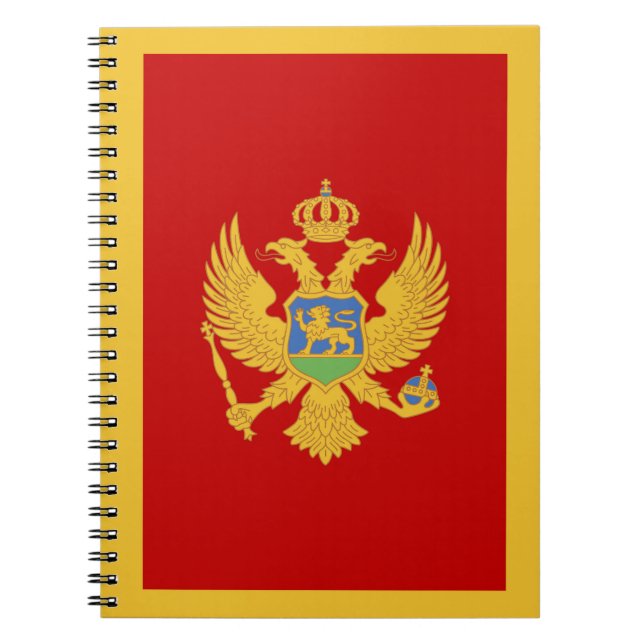 Cuaderno Bandera de Montenegro (Frente)