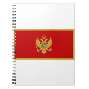 Cuaderno Bandera de Montenegro