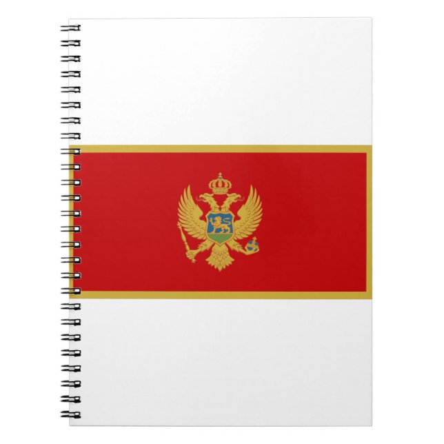 Cuaderno Bandera de Montenegro (Frente)