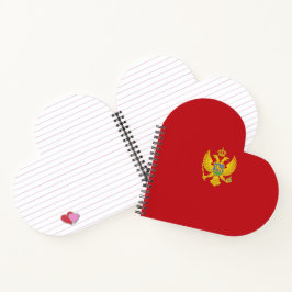 Cuaderno Bandera de Montenegro